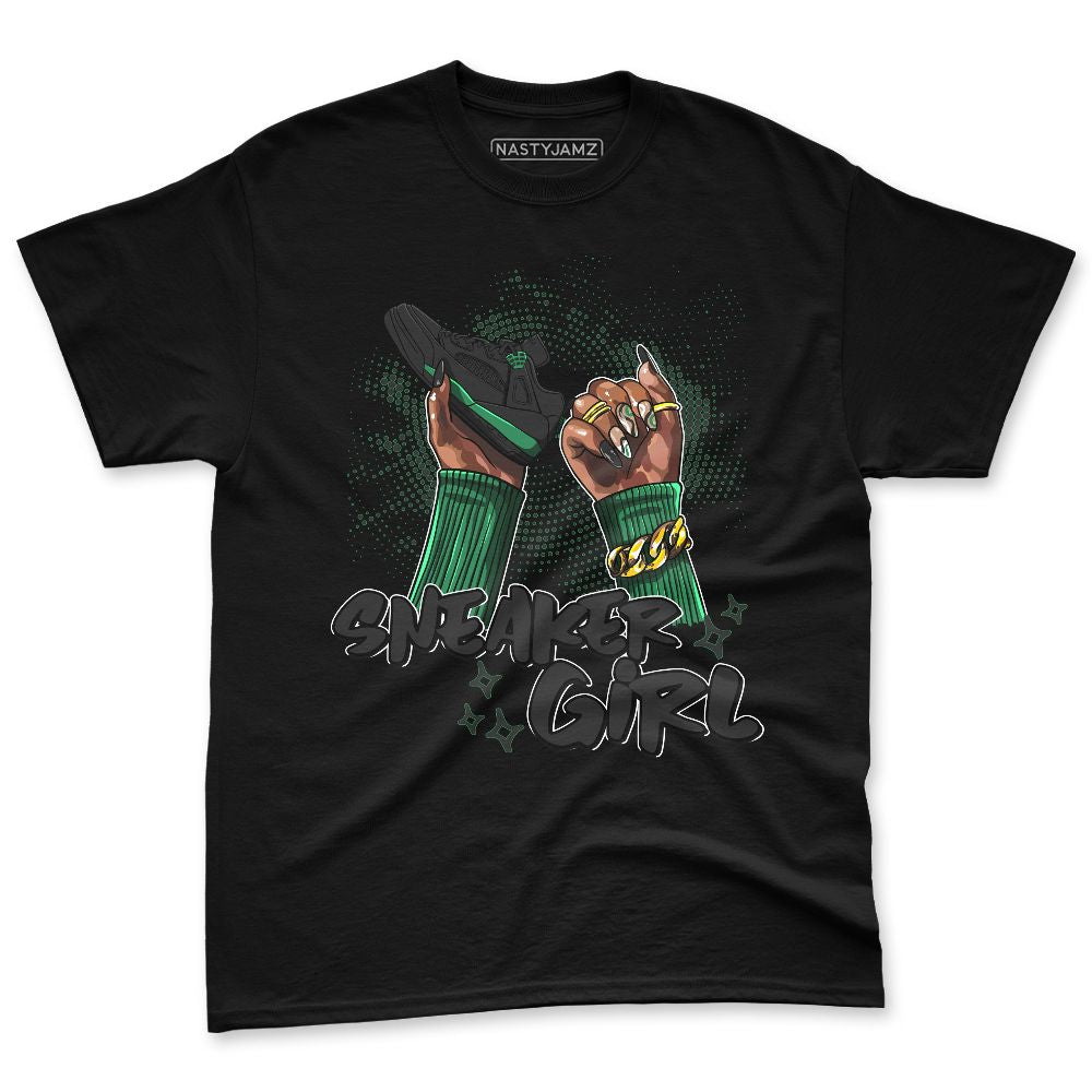 Spizike-Pine-Green-Black-Anthracite-NastyJamz-Premium-T-Shirt-Match-Sneaker-Girl-Nail