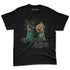 Spizike-Pine-Green-Black-Anthracite-NastyJamz-Premium-T-Shirt-Match-Sneaker-Girl-Nail