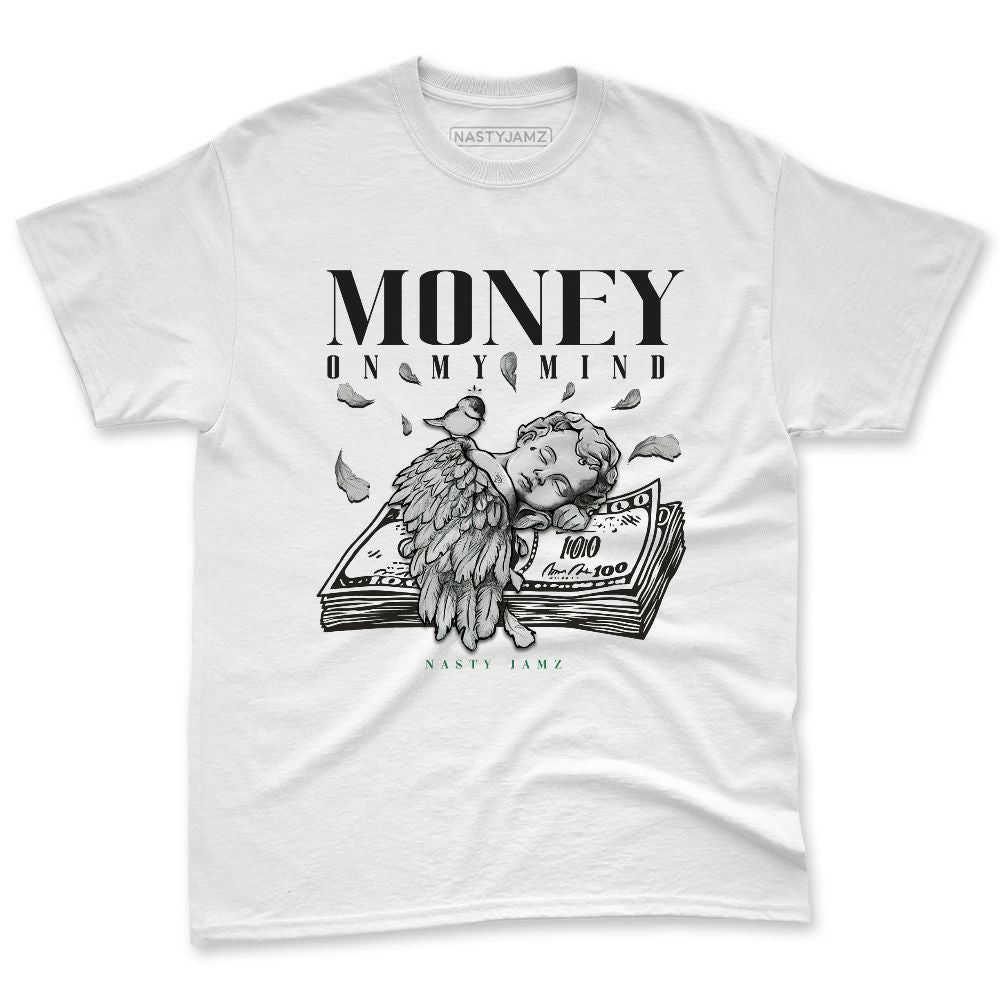 Spizike-Pine-Green-Black-Anthracite-NastyJamz-Premium-T-Shirt-Match-Money-On-My-Mind-Angel