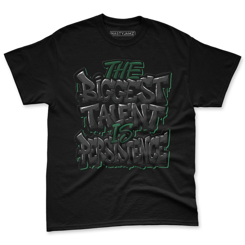 Spizike-Pine-Green-Black-Anthracite-NastyJamz-Premium-T-Shirt-Match-Persistence-Is-Talent