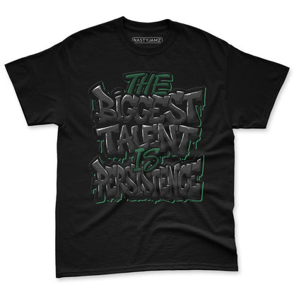 Spizike-Pine-Green-Black-Anthracite-NastyJamz-Premium-T-Shirt-Match-Persistence-Is-Talent
