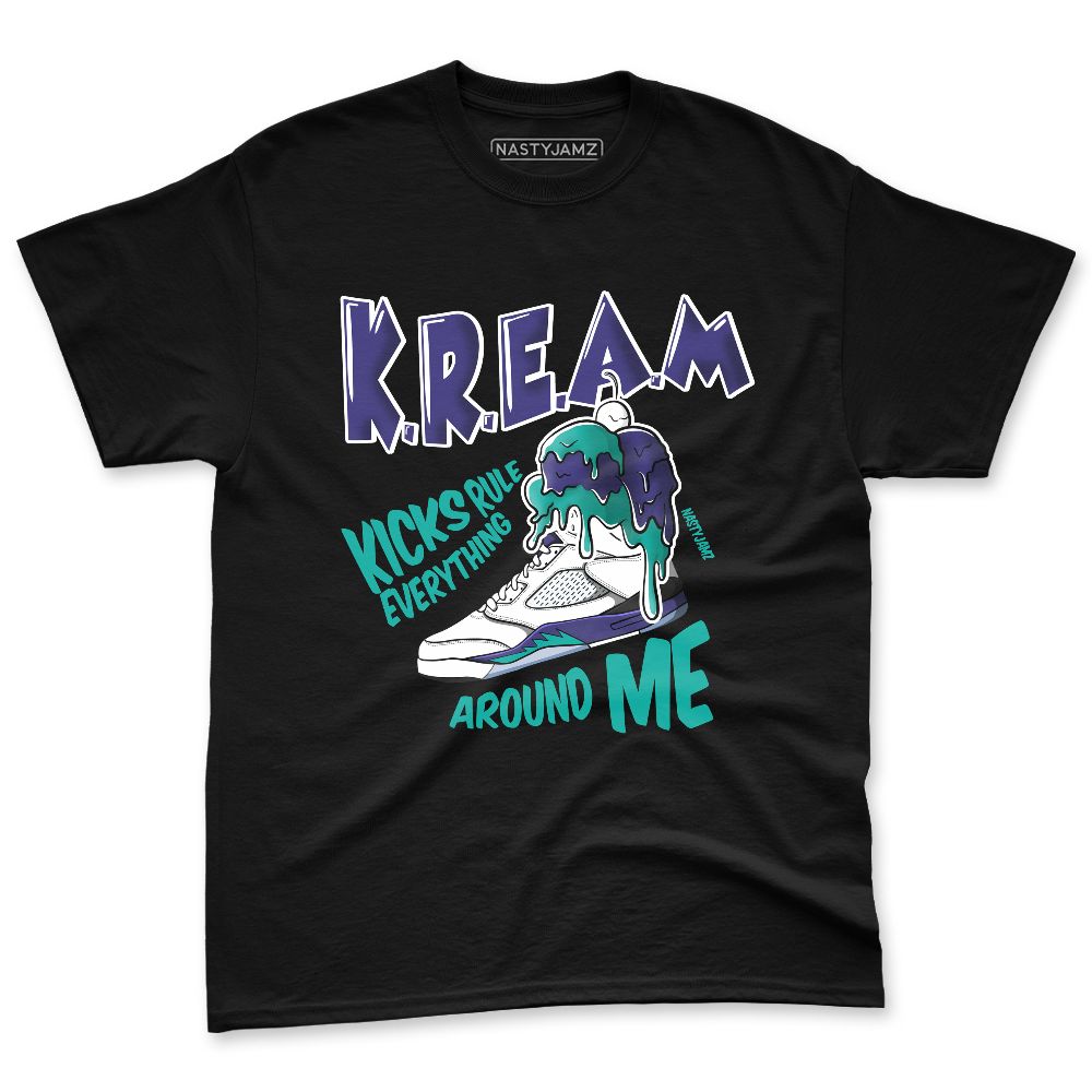 Grape-5s-NastyJamz-Premium-T-Shirt-Match-Kream-Sneaker