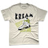 Luminous-Green-5s-NastyJamz-Premium-T-Shirt-Match-Kream-Sneaker