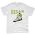 Luminous-Green-5s-NastyJamz-Premium-T-Shirt-Match-Kream-Sneaker