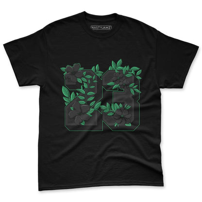Spizike-Pine-Green-Black-Anthracite-NastyJamz-Premium-T-Shirt-Match-23-Floral