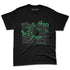 Spizike-Pine-Green-Black-Anthracite-NastyJamz-Premium-T-Shirt-Match-23-Floral