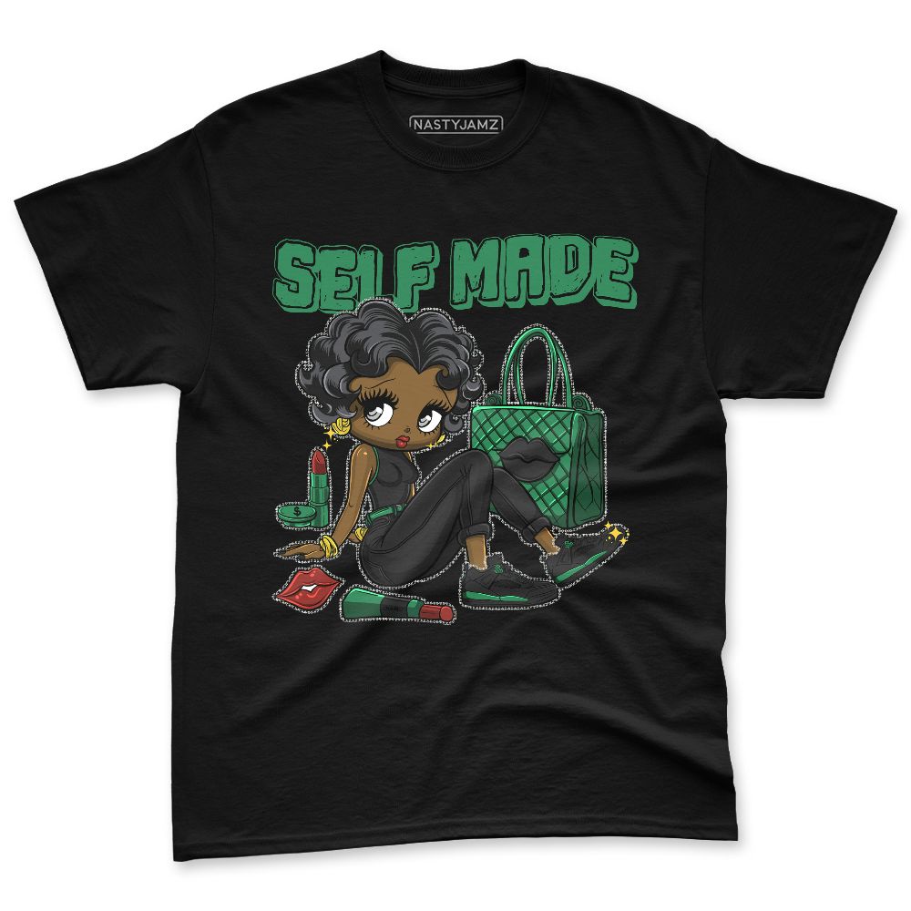 Spizike-Pine-Green-Black-Anthracite-NastyJamz-Premium-T-Shirt-Match-Sneaker-Girl-Selfmade