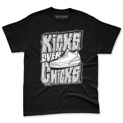 Pure-Money-3s-NastyJamz-Premium-T-Shirt-Match-Kicks-Over-Chicks