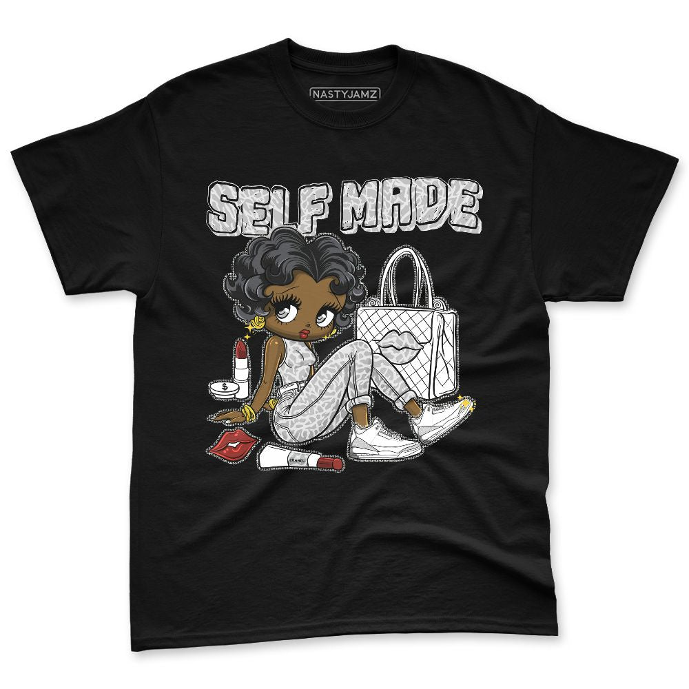 Pure-Money-3s-NastyJamz-Premium-T-Shirt-Match-Sneaker-Girl-Selfmade
