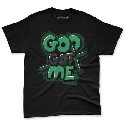 Spizike-Pine-Green-Black-Anthracite-NastyJamz-Premium-T-Shirt-Match-God-Got-Me