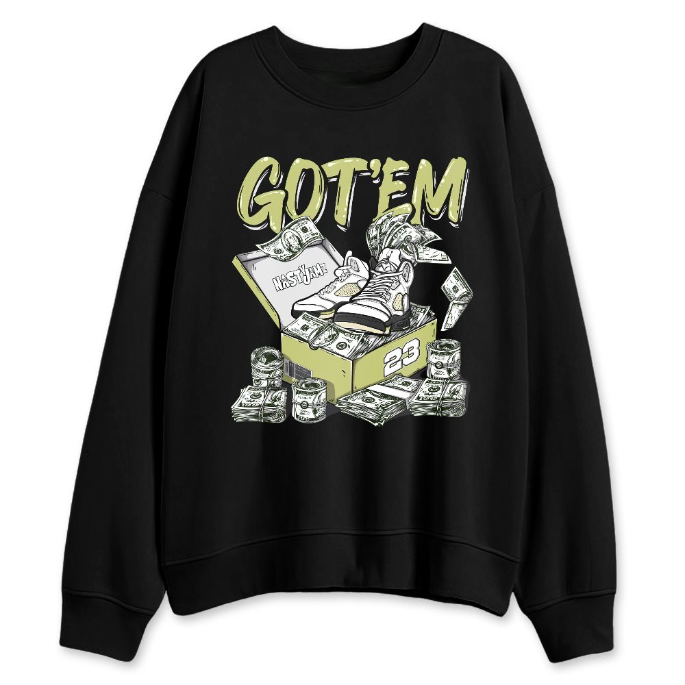 Luminous-Green-5s-NastyJamz-Sweatshirt-Match-Dollar-Sneaker-Box