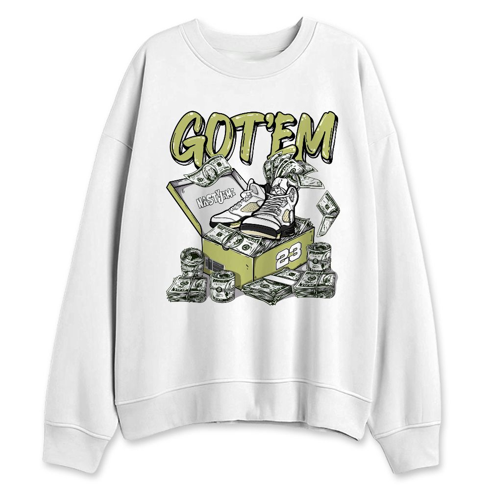 Luminous-Green-5s-NastyJamz-Sweatshirt-Match-Dollar-Sneaker-Box