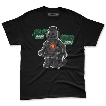 Spizike-Pine-Green-Black-Anthracite-NastyJamz-Premium-T-Shirt-Match-Glowing-Heart-Inside