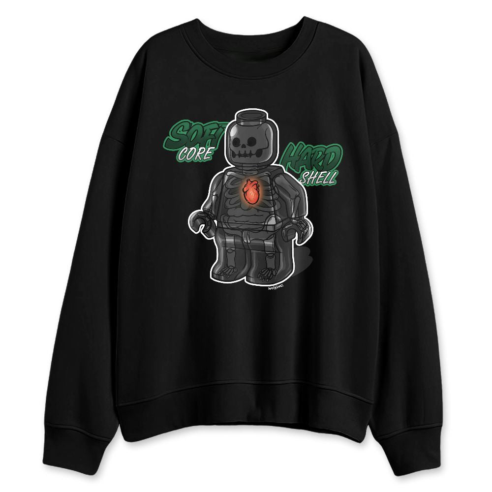Spizike-Pine-Green-Black-Anthracite-NastyJamz-Sweatshirt-Match-Glowing-Heart-Inside