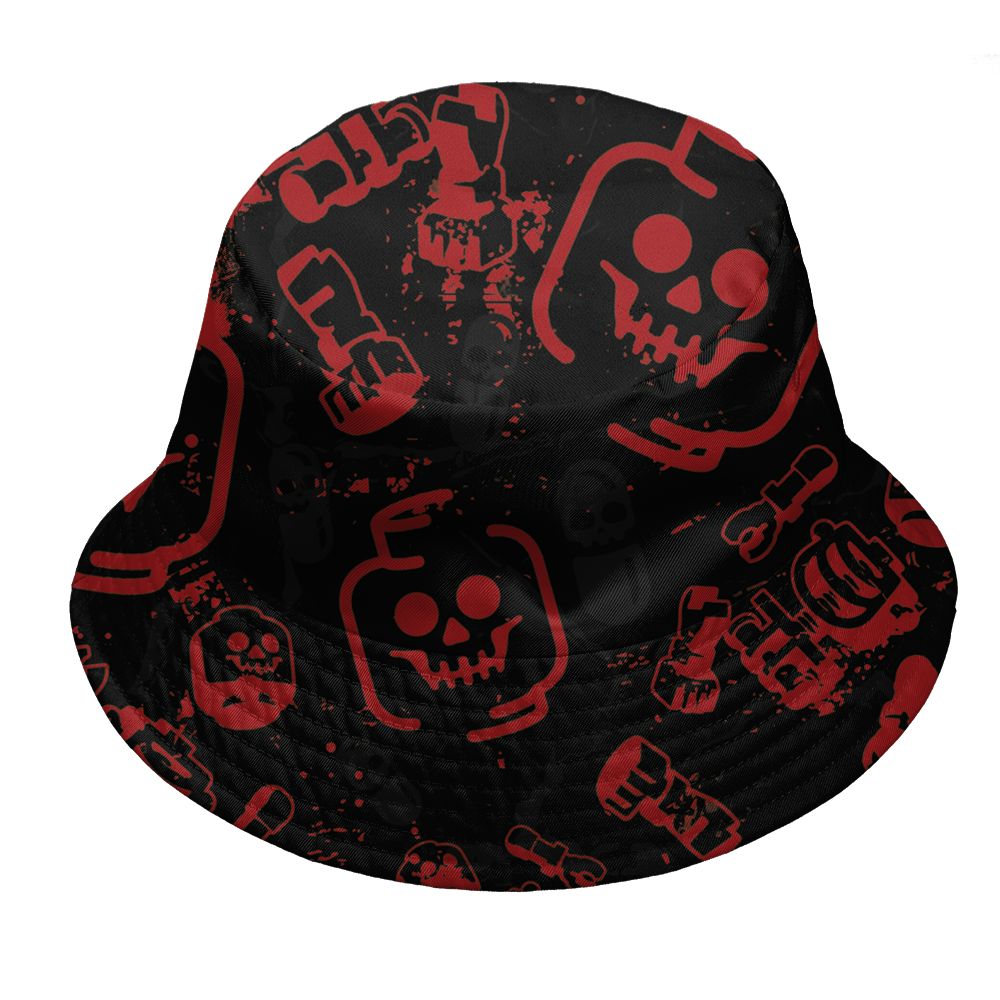 Low-Bred-11s-NastyJamz-Bucket-Hat-Match-Glowing-Heart-Inside-3D-All-Over-Print