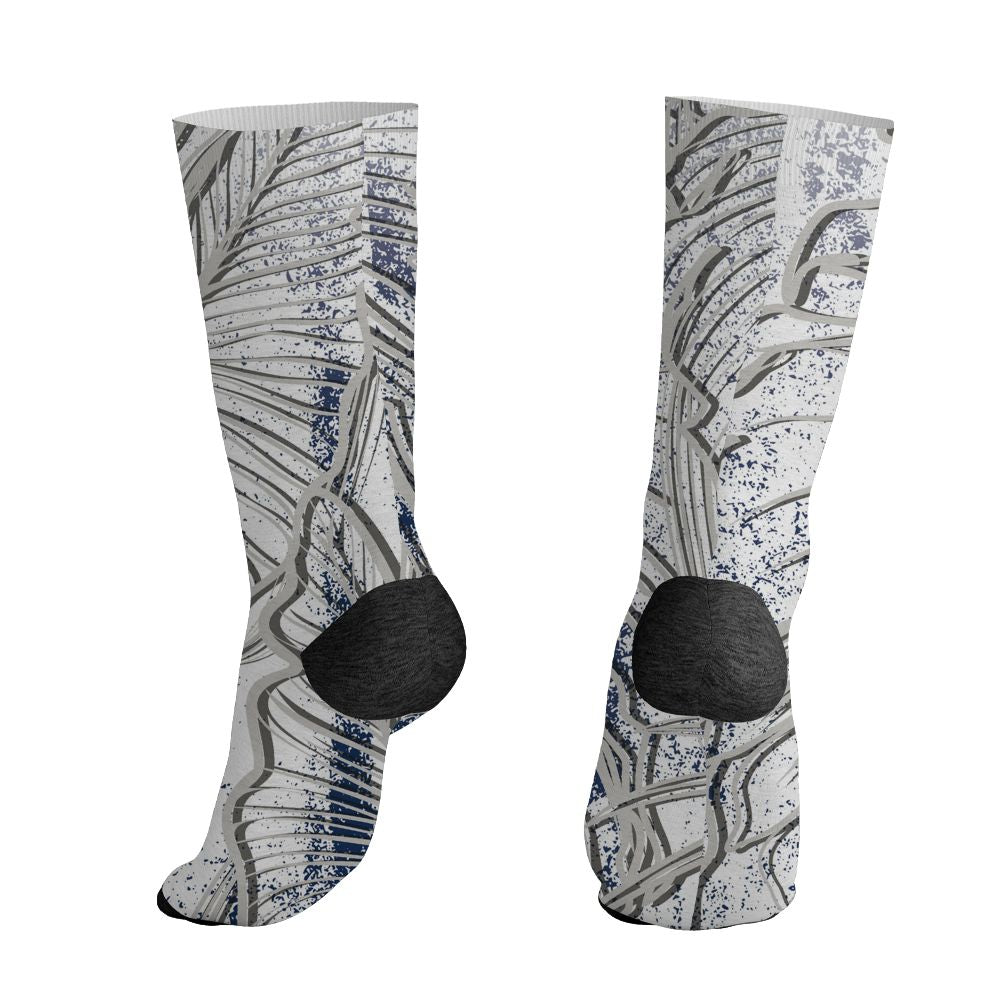Navy-4s-NastyJamz-Socks-Match-Urban-Tropic-3D-All-Over-Print