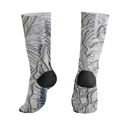Navy-4s-NastyJamz-Socks-Match-Urban-Tropic-3D-All-Over-Print