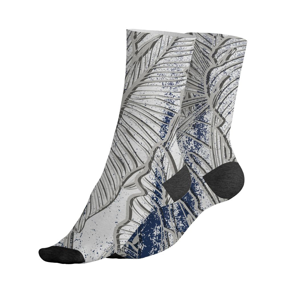 Navy-4s-NastyJamz-Socks-Match-Urban-Tropic-3D-All-Over-Print