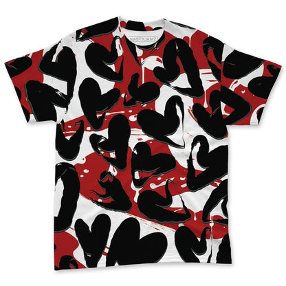 Low-Bred-11s-NastyJamz-T-Shirt-Match-Heart-Flow-3D-All-Over-Print
