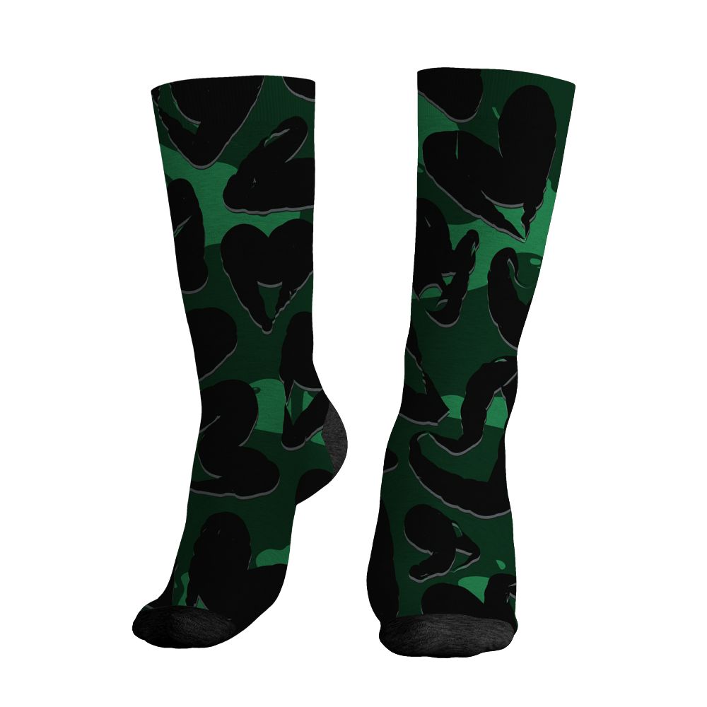 Spizike-Pine-Green-Black-Anthracite-NastyJamz-Socks-Match-Heart-Flow-3D-All-Over-Print
