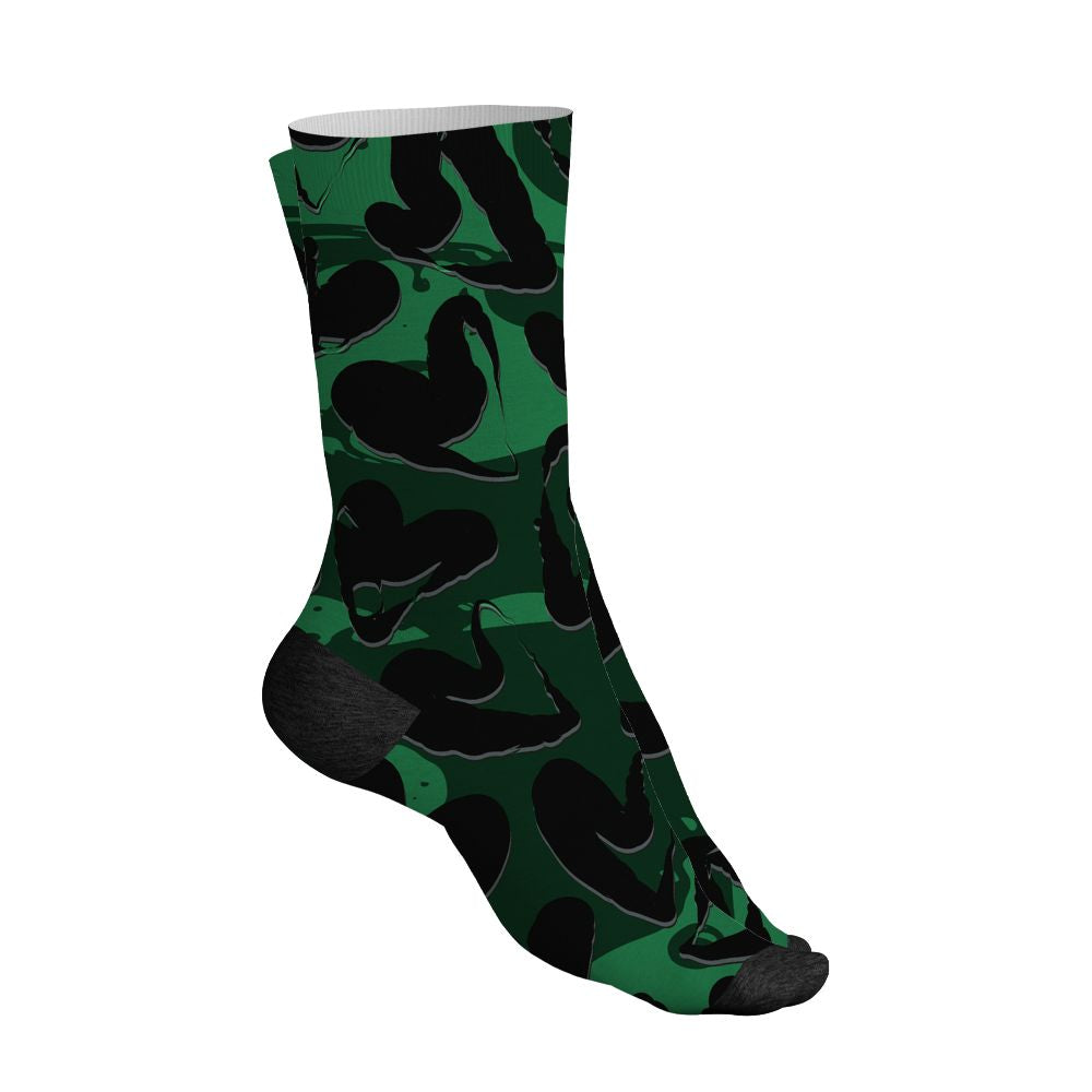 Spizike-Pine-Green-Black-Anthracite-NastyJamz-Socks-Match-Heart-Flow-3D-All-Over-Print