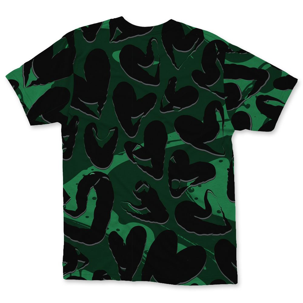Spizike-Pine-Green-Black-Anthracite-NastyJamz-T-Shirt-Match-Heart-Flow-3D-All-Over-Print