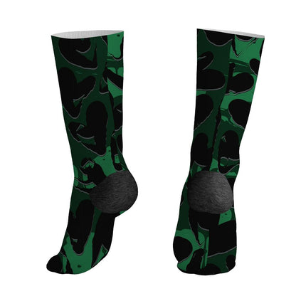 Spizike-Pine-Green-Black-Anthracite-NastyJamz-Socks-Match-Heart-Flow-3D-All-Over-Print