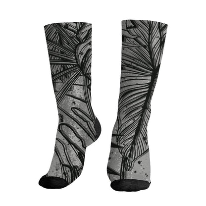 White-Cement-4s-NastyJamz-Socks-Match-Urban-Tropic-3D-All-Over-Print