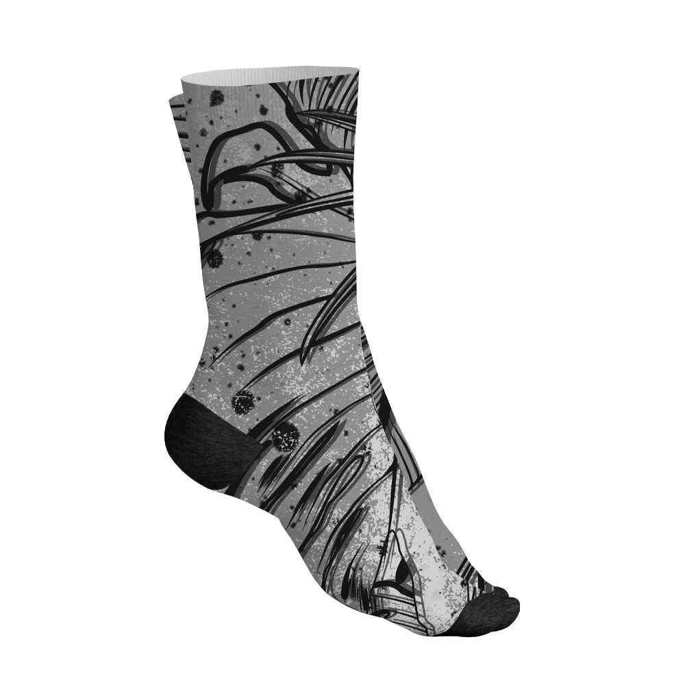 White-Cement-4s-NastyJamz-Socks-Match-Urban-Tropic-3D-All-Over-Print