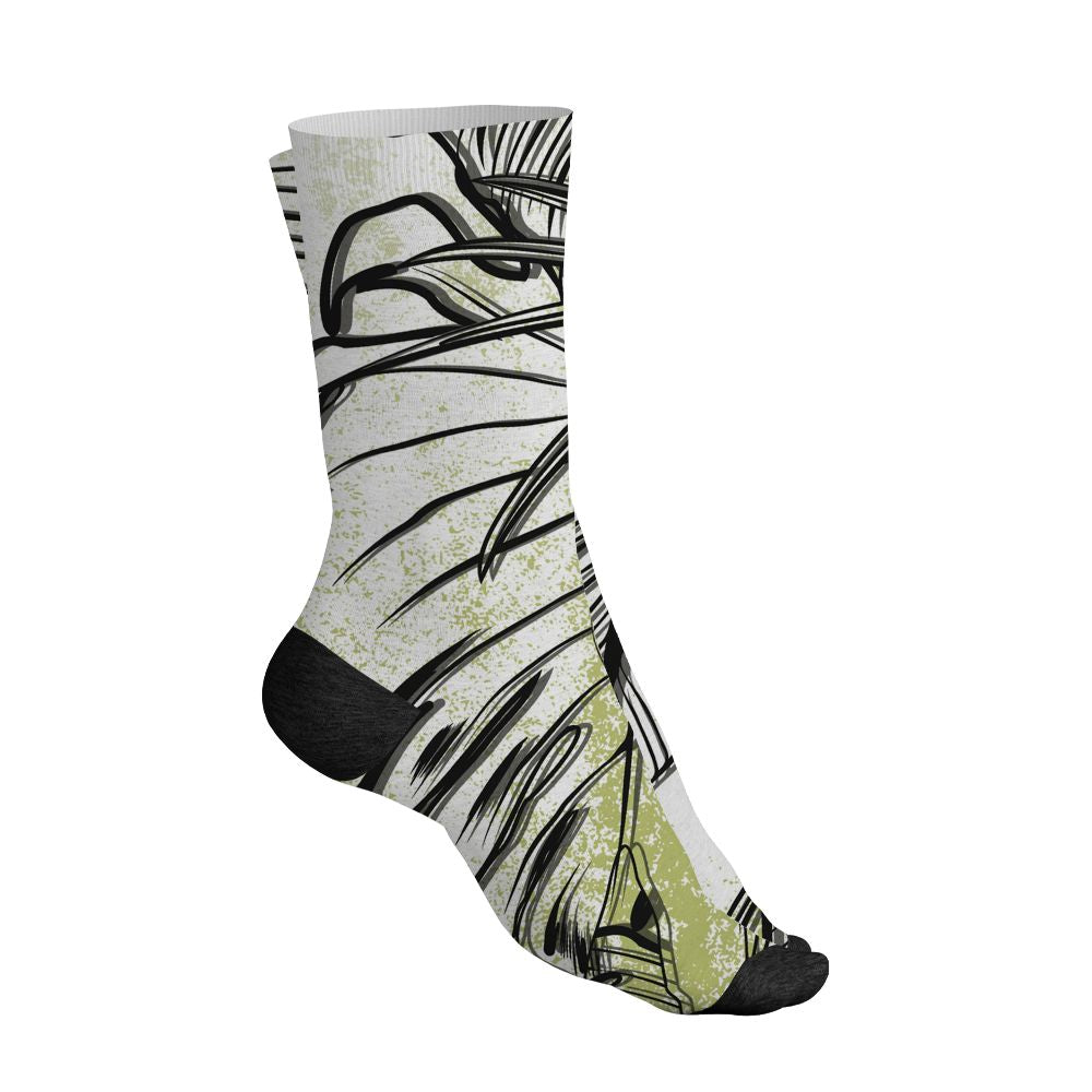Luminous-Green-5s-NastyJamz-Socks-Match-Urban-Tropic-3D-All-Over-Print
