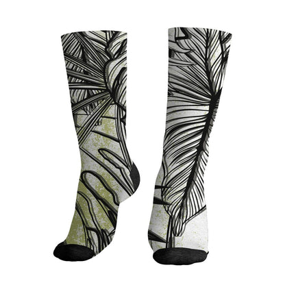 Luminous-Green-5s-NastyJamz-Socks-Match-Urban-Tropic-3D-All-Over-Print