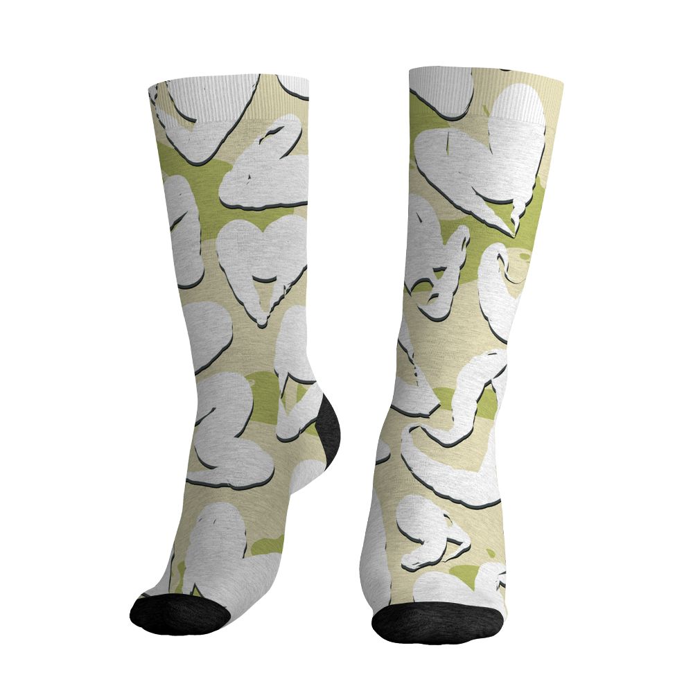 Luminous-Green-5s-NastyJamz-Socks-Match-Heart-Flow-3D-All-Over-Print