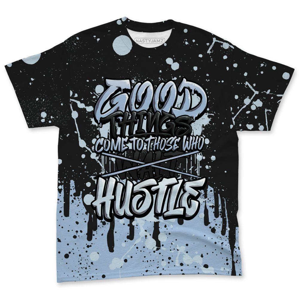 Air-Foamposite-Psychic-Blue-NastyJamz-T-Shirt-Match-Good-Things-3D-All-Over-Print