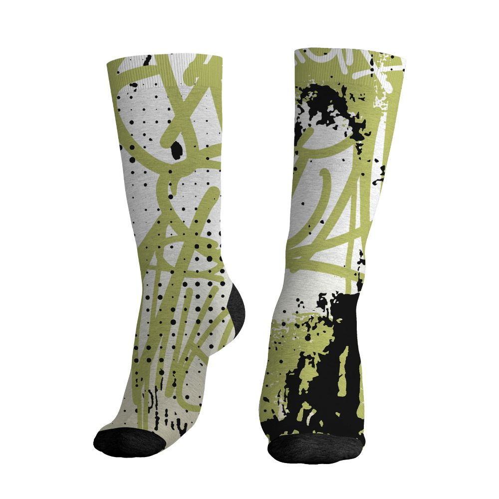 Luminous-Green-5s-NastyJamz-Socks-Match-Its-The-Kicks-3D-All-Over-Print