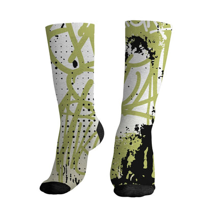 Luminous-Green-5s-NastyJamz-Socks-Match-Its-The-Kicks-3D-All-Over-Print