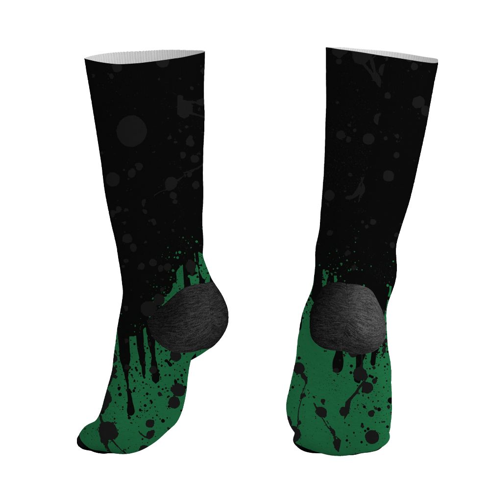 Spizike-Pine-Green-Black-Anthracite-NastyJamz-Socks-Match-Good-Things-3D-All-Over-Print