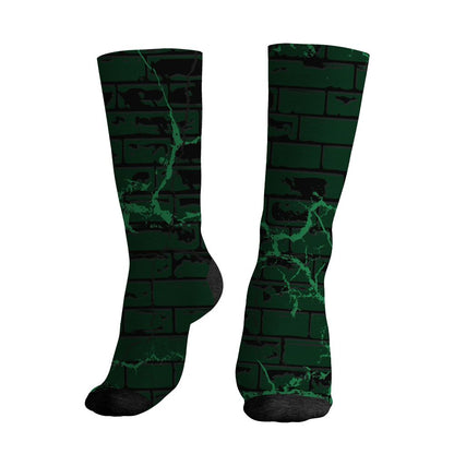Spizike-Pine-Green-Black-Anthracite-NastyJamz-Socks-Match-Hard-Times-3D-All-Over-Print