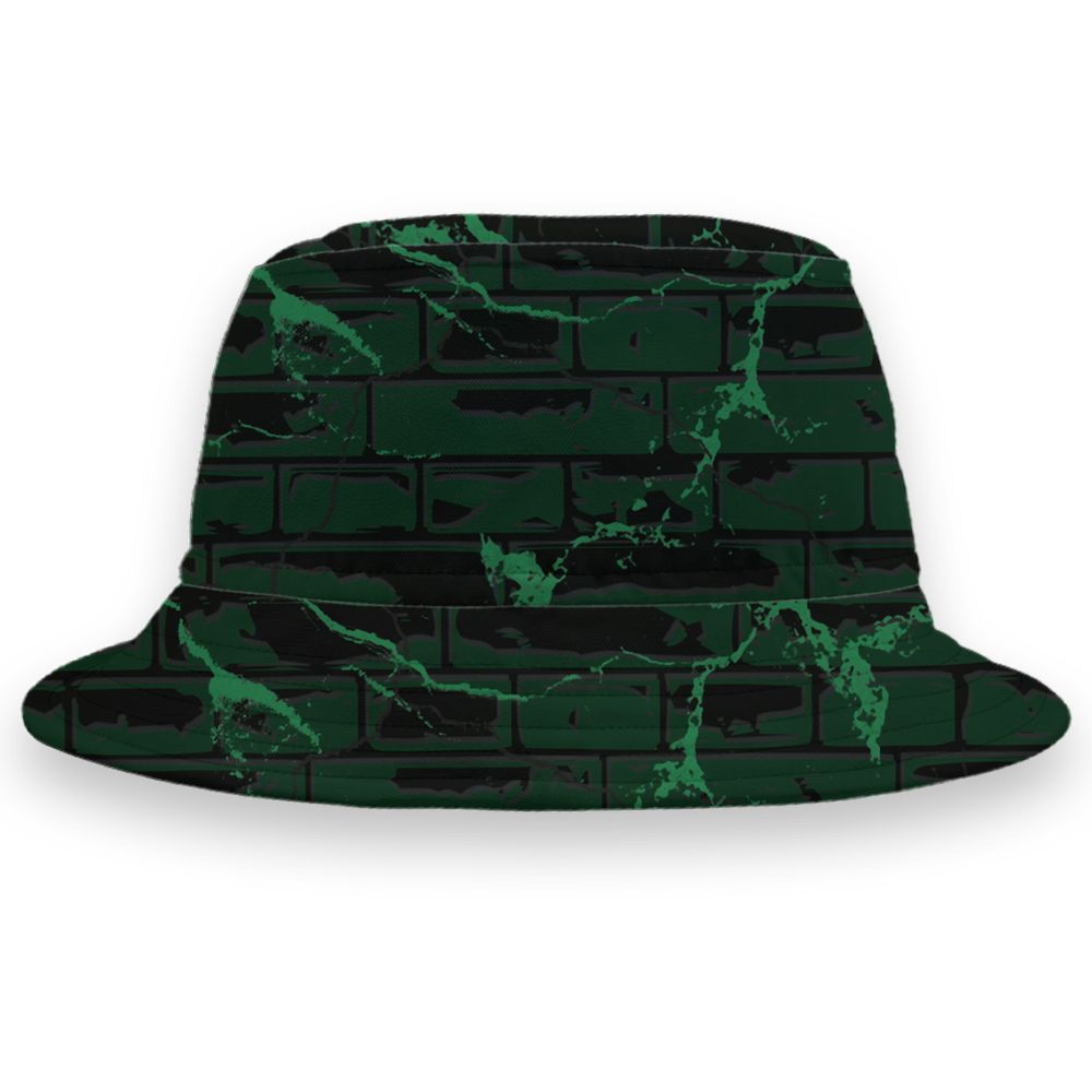 Spizike-Pine-Green-Black-Anthracite-NastyJamz-Bucket-Hat-Match-Hard-Times-3D-All-Over-Print