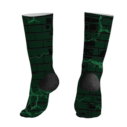 Spizike-Pine-Green-Black-Anthracite-NastyJamz-Socks-Match-Hard-Times-3D-All-Over-Print