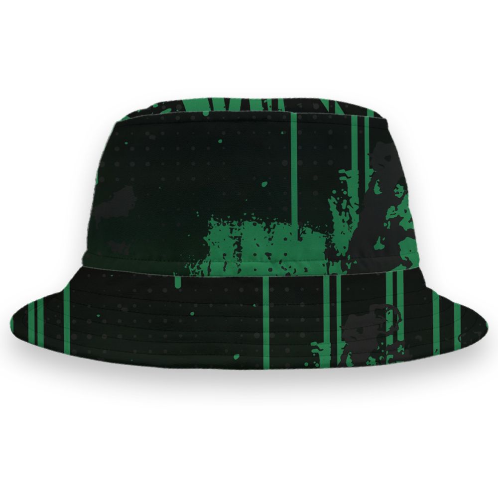 Spizike-Pine-Green-Black-Anthracite-NastyJamz-Bucket-Hat-Match-Its-The-Kicks-3D-All-Over-Print