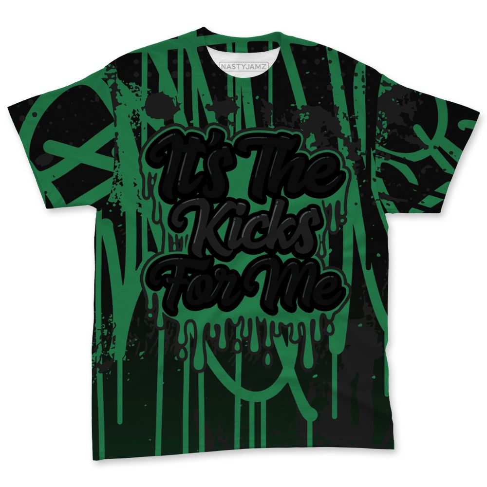 Spizike-Pine-Green-Black-Anthracite-NastyJamz-T-Shirt-Match-Its-The-Kicks-3D-All-Over-Print