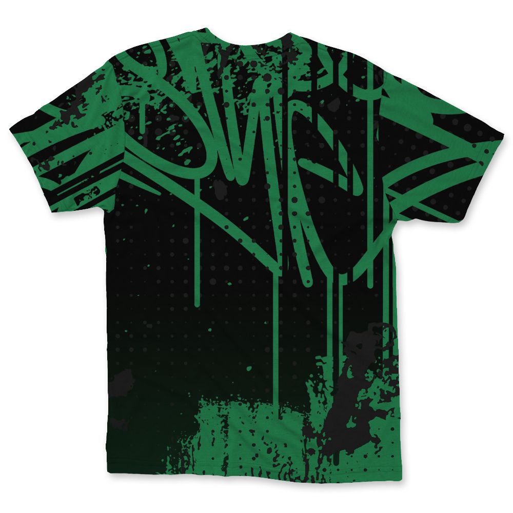 Spizike-Pine-Green-Black-Anthracite-NastyJamz-T-Shirt-Match-Its-The-Kicks-3D-All-Over-Print
