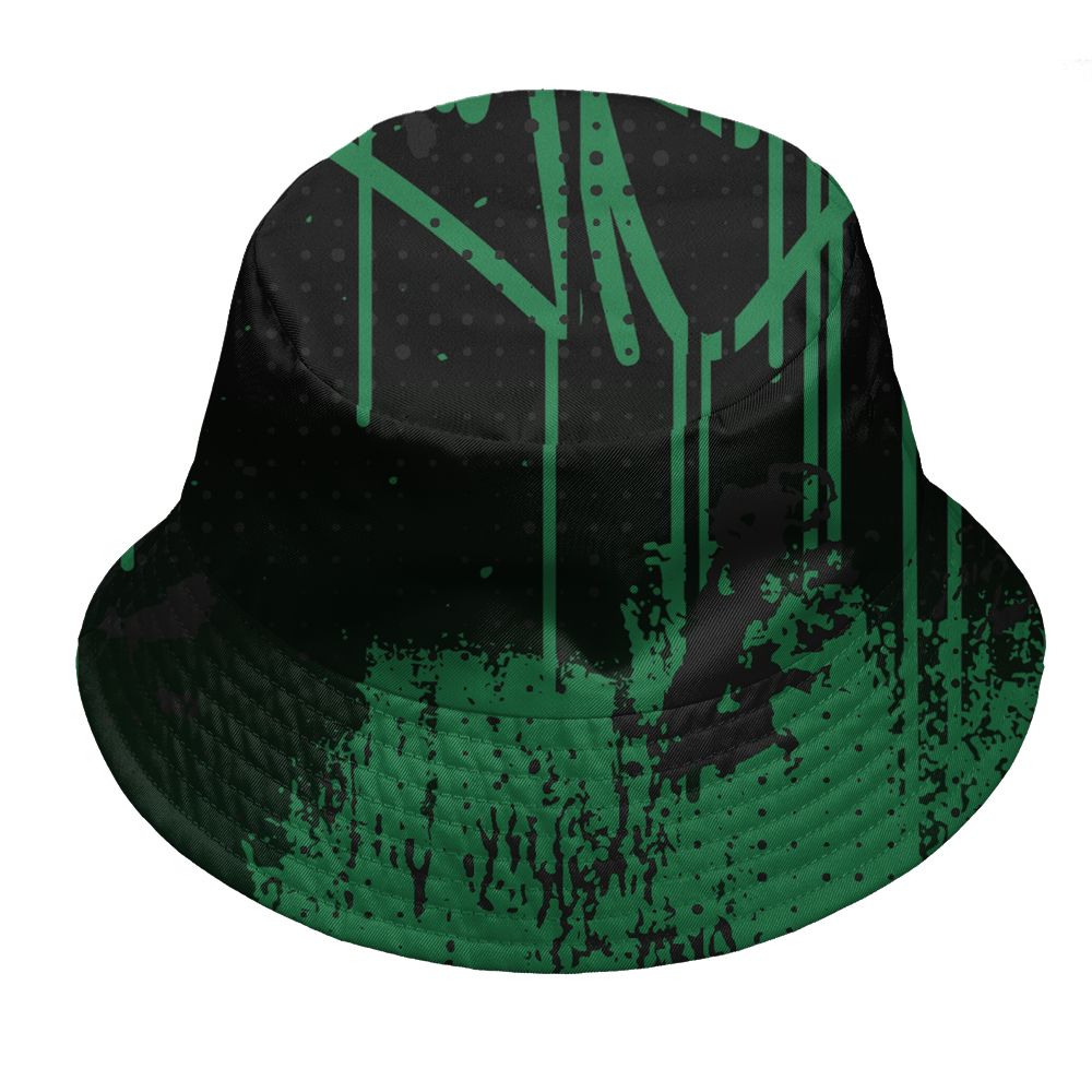 Spizike-Pine-Green-Black-Anthracite-NastyJamz-Bucket-Hat-Match-Its-The-Kicks-3D-All-Over-Print
