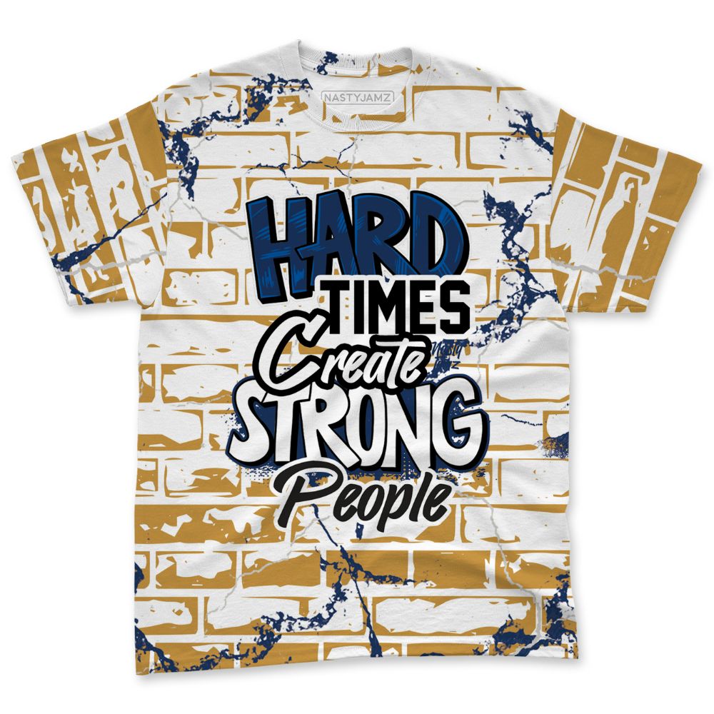 Navy-4s-NastyJamz-T-Shirt-Match-Hard-Times-3D-All-Over-Print