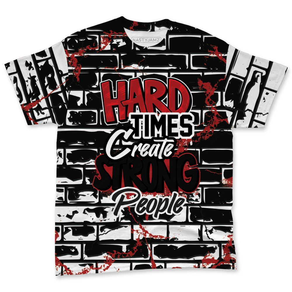 Low-Bred-11s-NastyJamz-T-Shirt-Match-Hard-Times-3D-All-Over-Print