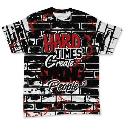 Low-Bred-11s-NastyJamz-T-Shirt-Match-Hard-Times-3D-All-Over-Print
