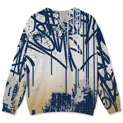 Navy-4s-NastyJamz-Sweatshirt-Match-Its-The-Kicks-3D-All-Over-Print