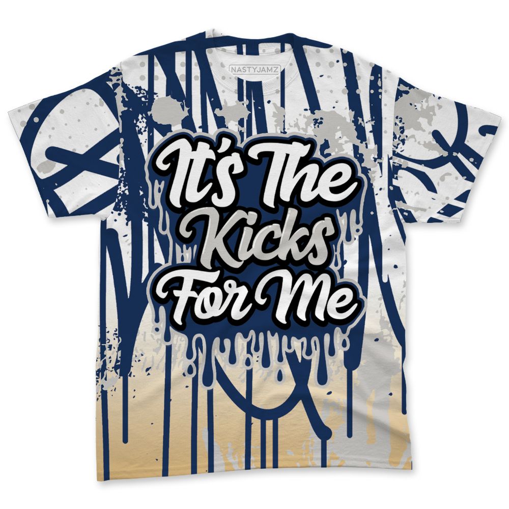 Navy-4s-NastyJamz-T-Shirt-Match-Its-The-Kicks-3D-All-Over-Print