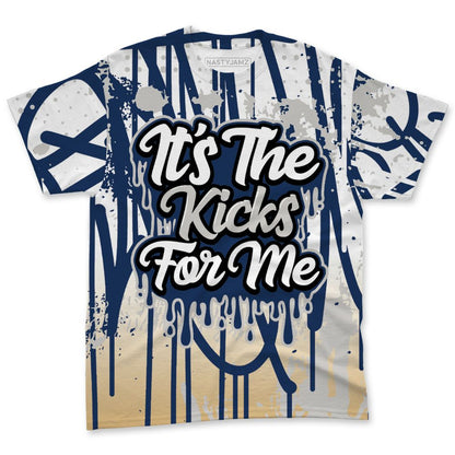 Navy-4s-NastyJamz-T-Shirt-Match-Its-The-Kicks-3D-All-Over-Print