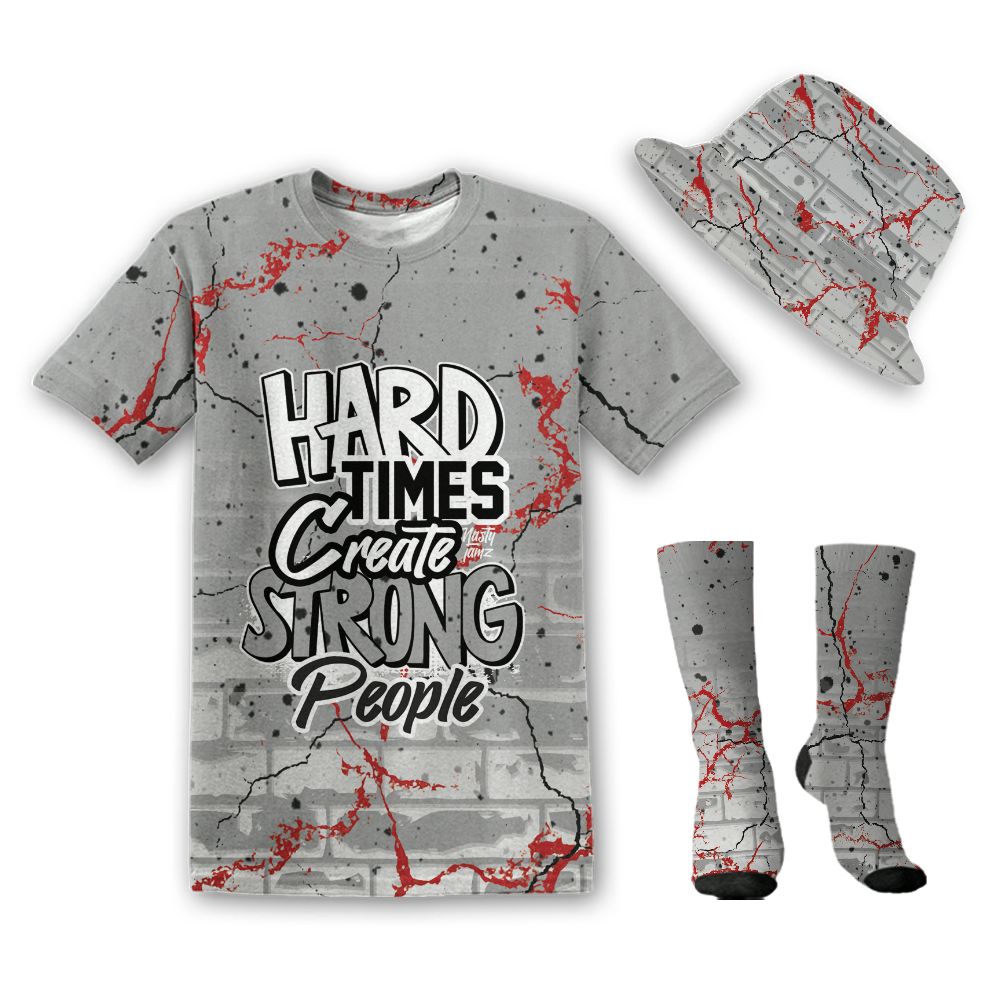 White-Cement-4s-NastyJamz-Drip-Set-Match-Hard-Times-3D-All-Over-Print